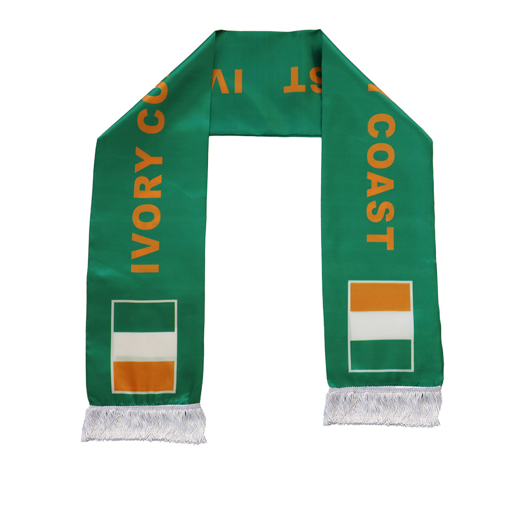 Ivory Coast Election Fans Scarf Custom-04